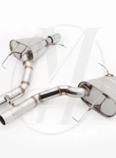 Meisterschaft Stainless GTS Ultimate Axle Back Muffler System 2x90mm Tips BMW 640i Gran Coupe F06 13-15                                     - BM2511502 - Image 3
