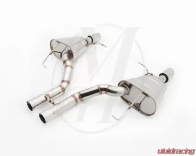 Meisterschaft Stainless GTS Ultimate Axle Back Muffler System 2x90mm Tips BMW 640i Gran Coupe F06 13-15 - BM2511502