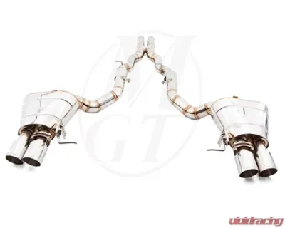 Meisterschaft Titanium GTS Ultimate Axle Back Muffler System 4x90mm Tips BMW 650i | 650xi Gran Coupe F06 13-15 - BM2522505