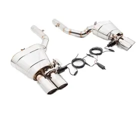 Meisterschaft Titanium GTC Axle Back Muffler System 4x90mm Tips BMW 650i | 650xi Gran Coupe F06 13-15