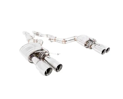 Meisterschaft Stainless Super Light GT Racing Axle Back Muffler System 4x102mm Tips BMW F06 M6 Gran Coupe 14-19 - BM2711406