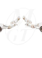 Meisterschaft Titanium Super Light GT Racing Axle Back Muffler System 4x120x80mm Tips BMW F06 M6 Gran Coupe 14-19                                     - BM2712418 - Image 4
