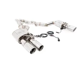 Meisterschaft Titanium GTC Axle Back Muffler System 4x102mm Tips BMW F06 M6 Gran Coupe 14-19