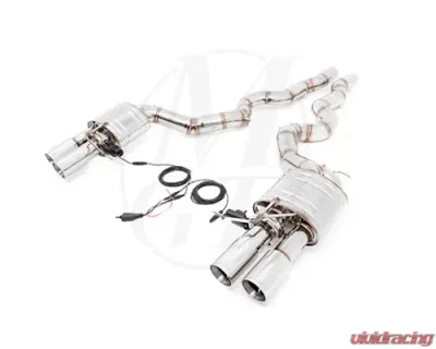 Meisterschaft Titanium GTC Axle Back Muffler System 4x102mm Tips BMW F06 M6 Gran Coupe 14-19 - BM2712606