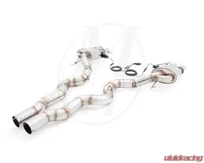 Meisterschaft Titanium GTC Axle Back Muffler System 4x102mm Tips BMW F06 M6 Gran Coupe 14-19 - BM2712606