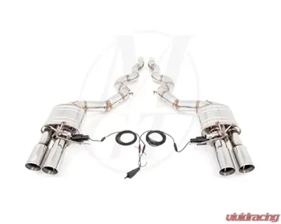 Meisterschaft Titanium GTC Axle Back Muffler System 4x102mm Tips BMW F06 M6 Gran Coupe 14-19 - BM2712606