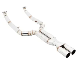 Meisterschaft Stainless Full Catback Bolt-On Pipe LXR w/Velocity Box BMW F06 M6 Gran Coupe 14-19