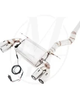 Meisterschaft Stainless GTC EV Control Exhaust 4x90 Tips BMW 4 Series 428i | 428xi F32 14-15                                     - BM2821605 - Image 4