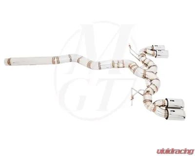 Meisterschaft Titanium Super GT Racing Axle Back Muffler System 4x90mm Tips BMW 428i | 428xi 14-15 - BM2822405