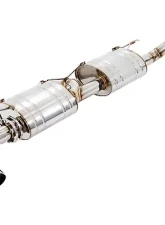 Meisterschaft Stainless GTS Ultimate Axle Back Muffler System 2x102mm Tips BMW X5 3.5i N55 F15 14-15                                     - BM3011503 - Image 4