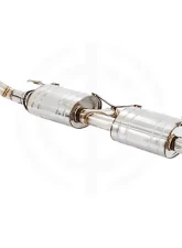 Meisterschaft Stainless GTS Ultimate Axle Back Muffler System 2x102mm Tips BMW X5 3.5i N55 F15 14-15                                     - BM3011503 - Image 2