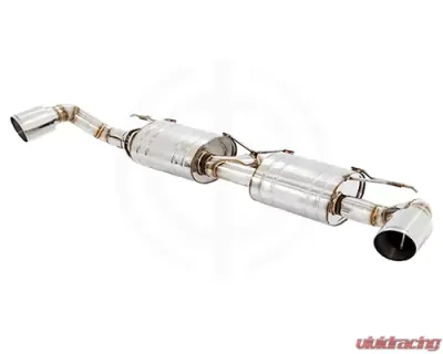 Meisterschaft Stainless GTS Ultimate Axle Back Muffler System 2x102mm Tips BMW X5 3.5i N55 F15 14-15 - BM3011503