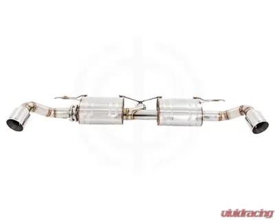 Meisterschaft Stainless GTS Ultimate Axle Back Muffler System 2x102mm Tips BMW X5 3.5i N55 F15 14-15 - BM3011503