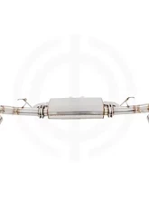 Meisterschaft Stainless GTS Ultimate Axle Back Muffler System 4x102mm Tips BMW X5 5.0i N63 F15 14-15                                     - BM3021506 - Image 2