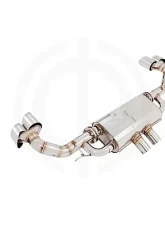 Meisterschaft Stainless GTS Ultimate Axle Back Muffler System 4x102mm Tips BMW X5 5.0i N63 F15 14-15                                     - BM3021506 - Image 4