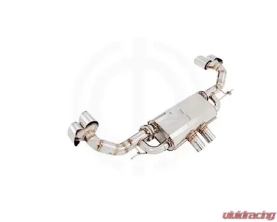 Meisterschaft Stainless GTS Ultimate Axle Back Muffler System 4x102mm Tips BMW X5 5.0i N63 F15 14-15 - BM3021506