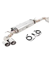 Meisterschaft Stainless GTC Ultimate Axle Back Muffler System 4x102mm Tips BMW X5 5.0i N63 F15 14-15                                     - BM3021606 - Image 4