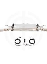 Meisterschaft Stainless GTC Ultimate Axle Back Muffler System 4x102mm Tips BMW X5 5.0i N63 F15 14-15                                     - BM3021606 - Image 2