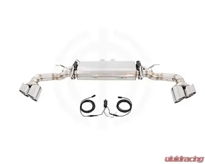 Meisterschaft Stainless GTC Ultimate Axle Back Muffler System 4x102mm Tips BMW X5 5.0i N63 F15 14-15 - BM3021606