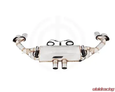 Meisterschaft Stainless GTC Ultimate Axle Back Muffler System 4x102mm Tips BMW X5 5.0i N63 F15 14-15 - BM3021606