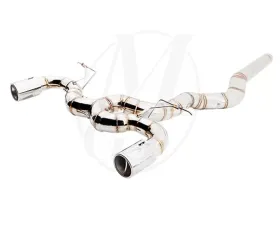 Meisterschaft Titanium Super GT Racing Axle Back Muffler 2x102mm Tips BMW 235i F22 14-15