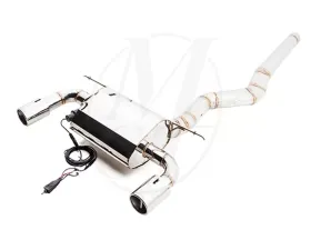 Meisterschaft Stainless GTC Racing Axle Back Muffler 2x102mm Tips BMW 235i F22 14-15