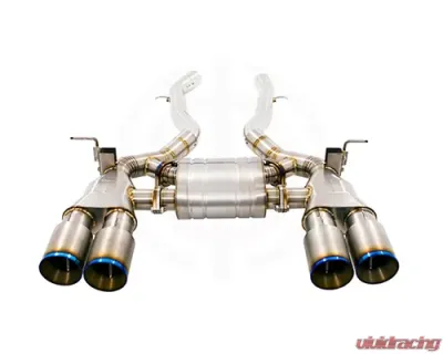 Meisterschaft Titanium GT Racing Axle Back Muffler System 4x102mm Tips BMW F82 M4 15-20 - BM3212206