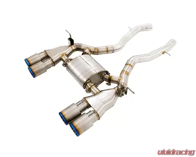 Meisterschaft Titanium GT2 Axle Back Muffler System 4x102mm Tips BMW F82 M4 15-20 - BM3212306