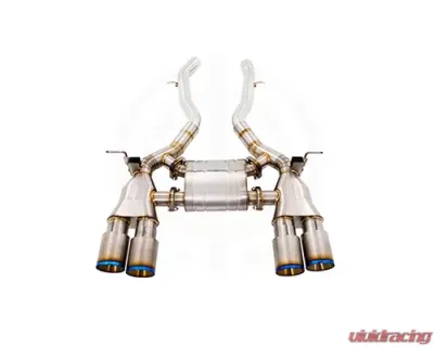 Meisterschaft Titanium GT2 Axle Back Muffler System 4x102mm Tips BMW F82 M4 15-20 - BM3212306