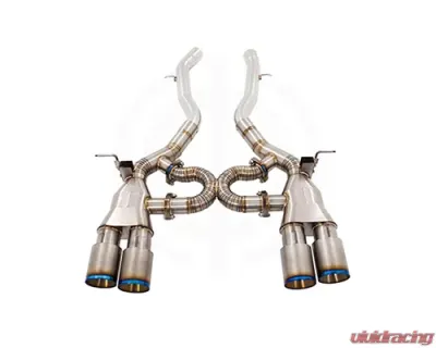 Meisterschaft Titanium GT2 Axle Back Muffler System 4x102mm Tips BMW F82 M4 15-20 - BM3212306