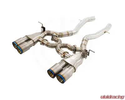 Meisterschaft Titanium GT2 Axle Back Muffler System 4x102mm Tips BMW F82 M4 15-20 - BM3212306