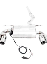 Meisterschaft Titanium GTC EV Control Exhaust System with 4x90mm Round Split Tips BMW 428i | xi F32 4 Series 14-15                                     - BM3322605 - Image 2