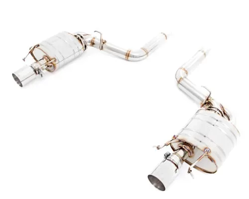 Meisterschaft Stainless Steel GTS Ultimate Sport Performance Exhaust System with 2x130mm Round Split Tips Cadillac CTS-V Coupe 10-15 - CA0121534