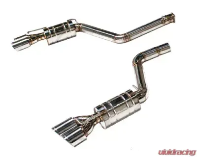 Meisterschaft Stainless Steel Roar Super Racing Series Exhaust System with 4x102mm Round Split Tips Dodge Challenger SRT8 6.1L | 6.4L HEMI V8 08-15 - DD0111906