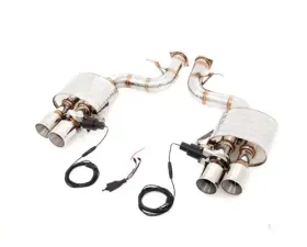 Meisterschaft Stainless Steel GTC EV Control Exhaust System with 4x90mm Round Split Tips Ferrari F599 06-12