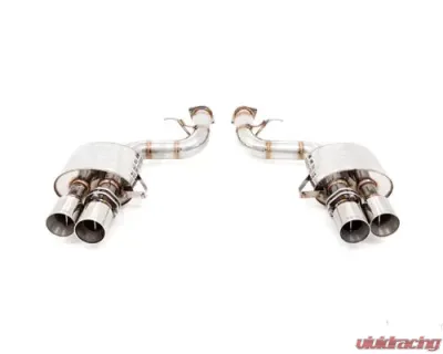 Meisterschaft Titanium GTS Ultimate Sport Performance Exhaust System with 4x90mm Round Split Tips Ferrari F599 06-12 - FE0212505