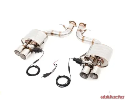Meisterschaft Titanium GTC EV Control Exhaust System with 4x90mm Round Split Tips Ferrari F599 06-12 - FE0212605