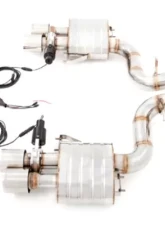 Meisterschaft Titanium GTC EV Control Exhaust System with 4x90mm Round Split Tips Ferrari F599 06-12                                     - FE0212605 - Image 3