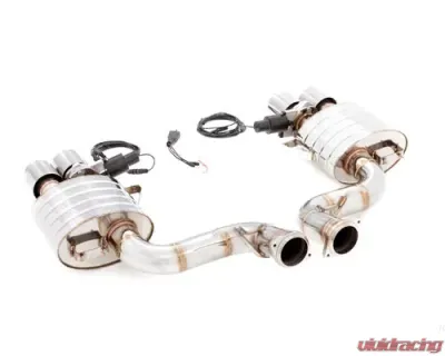 Meisterschaft Titanium GTC EV Control Exhaust System with 4x90mm Round Split Tips Ferrari F599 06-12 - FE0212605