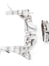 Meisterschaft Stainless Steel Super GT Racing Ultimate Version Exhaust with with 3x102mm Round Split Tips Ferrari 458 Italia 10-15                                     - FE0311235 - Image 3