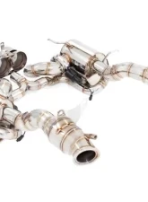 Meisterschaft Stainless Steel GTC EV Control Exhaust System with 3x102mm Round Split Tips Ferrari 458 Italia 10-15                                     - FE0311635 - Image 3