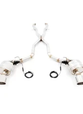 Meisterschaft Titanium GTC Roar Super Racing Series Exhaust System with 2x130mm Round Split Tips Jeep Grand Cherokee SRT8 6.4L HEMI V8 11-18                                     - JE0112934 - Image 4