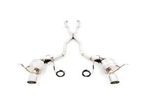 Meisterschaft Titanium GTC Roar Super Racing Series Exhaust System with 2x130mm Round Split Tips Jeep Grand Cherokee SRT8 6.4L HEMI V8 11-18 - JE0112934 - Image 2