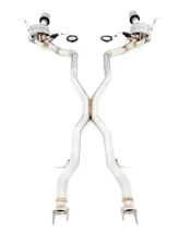 Meisterschaft Titanium GTC Roar Super Racing Series Exhaust System with 2x130mm Round Split Tips Jeep Grand Cherokee SRT8 6.4L HEMI V8 11-18                                     - JE0112934 - Image 3