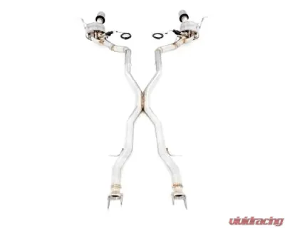 Meisterschaft Titanium GTC Roar Super Racing Series Exhaust System with 2x130mm Round Split Tips Jeep Grand Cherokee SRT8 6.4L HEMI V8 11-18 - JE0112934