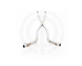 Meisterschaft Stainless Steel Resonator Delete Section 2 X-Pipe Jeep Grand Cherokee SRT8 V8 6.4L HEMI 12-14