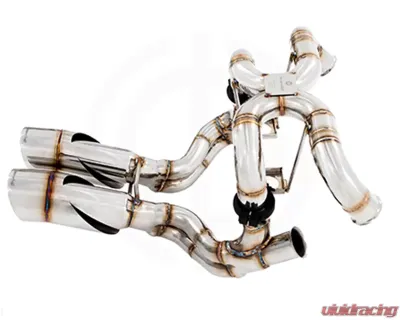 Meisterschaft Stainless Steel Super GT Racing 2x130mm Lamborghini Murcielago LP640 Coupe | Roadster V12 06-10 - LA0221424