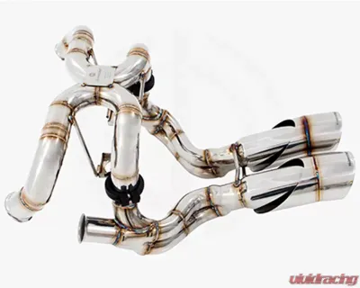 Meisterschaft Stainless Steel Super GT Racing 2x130mm Lamborghini Murcielago LP640 Coupe | Roadster V12 06-10 - LA0221424