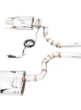 Meisterschaft Stainless Steel Catback LSR Pipe Front and Mid Section Lexus IS350 | 250 | 350F Sport RWD 14-15                                     - LE0413001 - Image 2