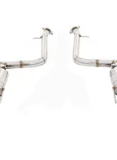 Meisterschaft Titanium GTS Ultimate Sport Performance Exhaust System 4x102 Round Split Tips Lexus RC-F V8 15-16                                     - LE0522506 - Image 7